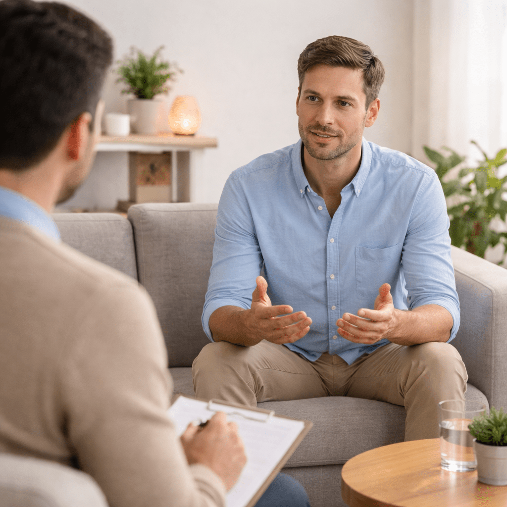 Gesprächssituation integrative Psychotherapie Hamburg